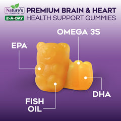 High absorption Omega 3 Gummies by Nature's Choice for better nutrient uptake.