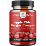 Nature's Craft ACV capsules bottle shown for simple daily detox and gut support.