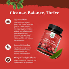 Nature's Craft ACV capsules in hand highlights portable wellness support.