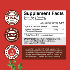 Natures Craft ACV Deep Cleanse capsules inside view suggests easy daily wellness routine.