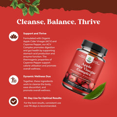 Natures Craft ACV Deep Cleanse capsules label detail communicates transparency and potency.