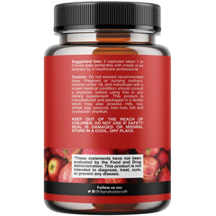 Natures Craft ACV Deep Cleanse capsules packaging close-up highlights clean ingredients and quality.