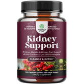 Natures Craft Advanced Kidney Cleanse bottle showing herbal detox support for urinary health.