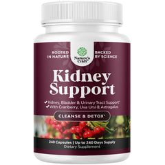 Natures Craft Advanced Kidney Care bottle highlights a potent detox blend for urinary health.