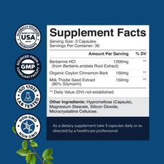 Natures Craft Balancing Berberine capsules ready for daily dosing.