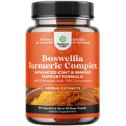 Natures Craft Boswellia Turmeric bottle for daily joint support and immune health.