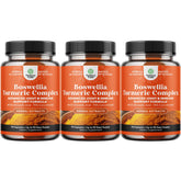 Natures Craft Boswellia Turmeric capsules bottle for joint and immune support.