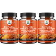 Natures Craft Boswellia Turmeric capsules bottle for joint and immune support.