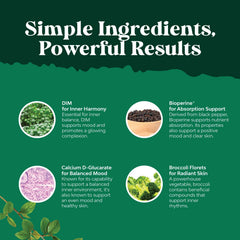Natures Craft broccoli florets closeup showing sulforaphane‑rich ingredients