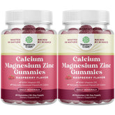 Natures Craft Calcium Magnesium Zinc Gummies bottle pour for convenient daily supplementation