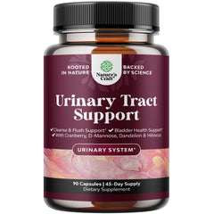Natures Craft D-Mannose capsules bottle offers high potency bladder health support