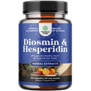 Nature's Craft Diosmin Hesperidin 1000mg bottle for daily circulation support