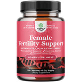 Natures Craft fertility supplement bottle showing prenatal vitamins for preconception health.