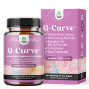 Natures Craft G-Curve bottle front, herbal formula for subtle curve enhancement