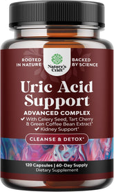 Natures Craft Green Coffee Bean Extract bottle front for daily uric acid cleanse and joint support