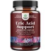 Natures Craft green coffee bean extract bottle promotes daily detox and potential uric acid balance.