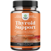 Natures Craft Herbal Thyroid Support Complex bottle front for energy support