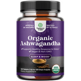 Natures Craft high-strength Ashwagandha bottle front for stress support potential