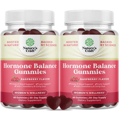Natures Craft Hormone Balance Gummies bottle supports daily mood and energy