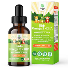 Natures Craft Kids DHA Omega 3 Drops bottle for easy daily omega intake