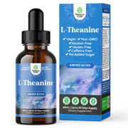 Natures Craft L-teanina en gotas de alta absorción en botella para enfoque suave