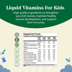 Natures Craft liquid multivitamin kids dropper closeup for easy dosing