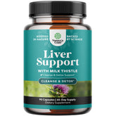 Natures Craft Liver Cleanse bottle pour for easy daily support
