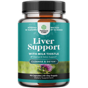 Natures Craft Liver Cleanse bottle pour for easy daily support