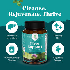 Natures Craft Liver Cleanse capsules in bottle suitable for routine detox