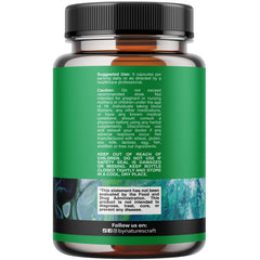 Natures Craft ox bile digestive enzymes capsules aid fat digestion and gut comfort.