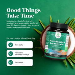 Natures Craft packaging box side view, product details for gut health