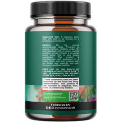 Natures Craft Pancreatin capsules ready to assist carbohydrate and fat digestion