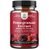 Nature's Craft pomegranate capsules bottle for daily antioxidant support