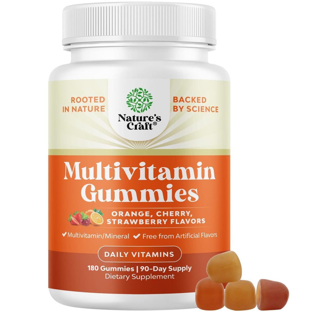Natures Craft potent daily multivitamin bottle for balanced energy support