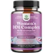Nature's Craft Potent DIM supplement bottle front for daily hormone balance possibilities.