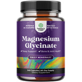 Nature's Craft Pure Magnesium Glycinate bottle shown for high-absorption daily use