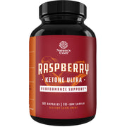 Natures Craft Raspberry Ketones bottle on shelf suggesting metabolism support