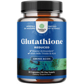 Natures Craft reduced glutathione bottle for daily skin support.