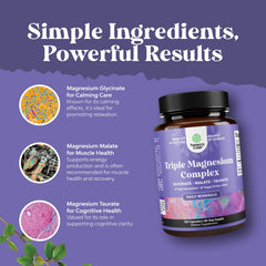 Magnesium malate capsule by Natures Craft supports comfortable digestion and relaxation.
