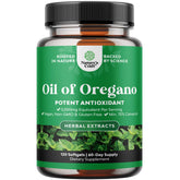 Natures Craft Wild Oregano Softgels pack shot for convenient daily use