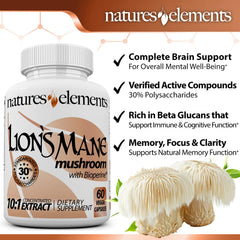 Natures Elements BioPerine capsules illustrating absorption-boosting formula.