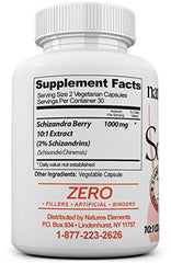 Natures Elements Schizandra extract capsules ready for easy daily supplementation
