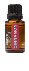 Nature's Fusions Cinnamon Bark bottle ready for aromatherapy sessions