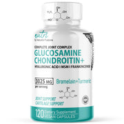 Nature's Fusions glucosamine bottle front for daily joint support.