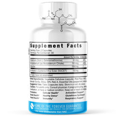 Nature's Fusions GlyNAC-ET capsules ready for easy daily supplementation.