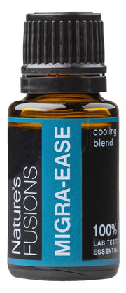 Nature's Fusions MigraEase bottle for on-the-go tension relief