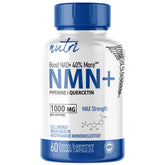 Nature's Fusions NMN 1000mg bottle front for daily NAD support