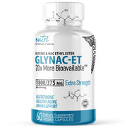 Nature's Fusions NAC Ethyl Ester + Glycine bottle with 60 capsules for daily antioxidant support.