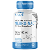 Nature's Fusions Neuro NAC bottle front showcasing NACET supplement for bioavailability and brain support potential