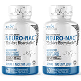 Nature's Fusions Neuro NAC bottle with capsules for daily antioxidant support.